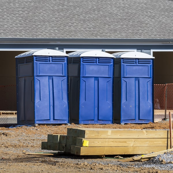 is there a specific order in which to place multiple porta potties in Arlington Heights Illinois